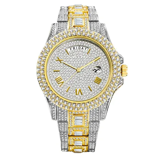 Men's Luxury Crystal Watch
