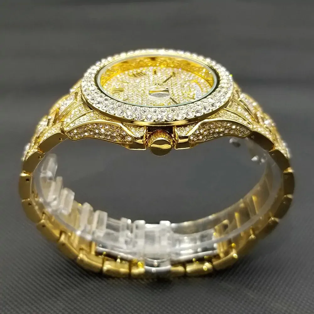 Men's Luxury Crystal Watch