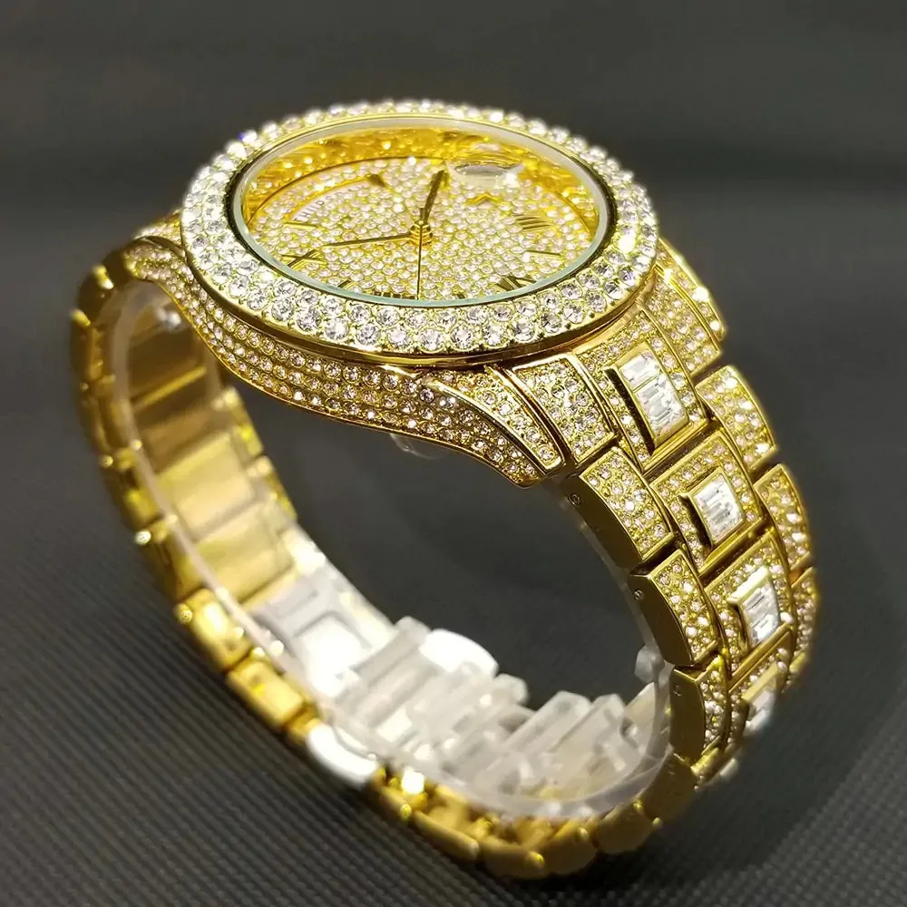 Men's Luxury Crystal Watch