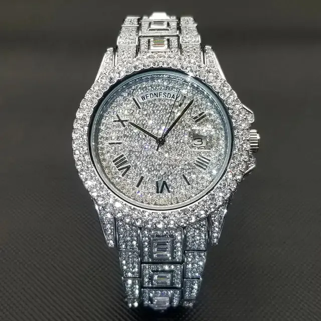Men's Luxury Crystal Watch