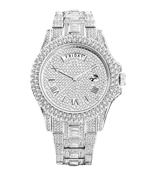 Men's Luxury Crystal Watch