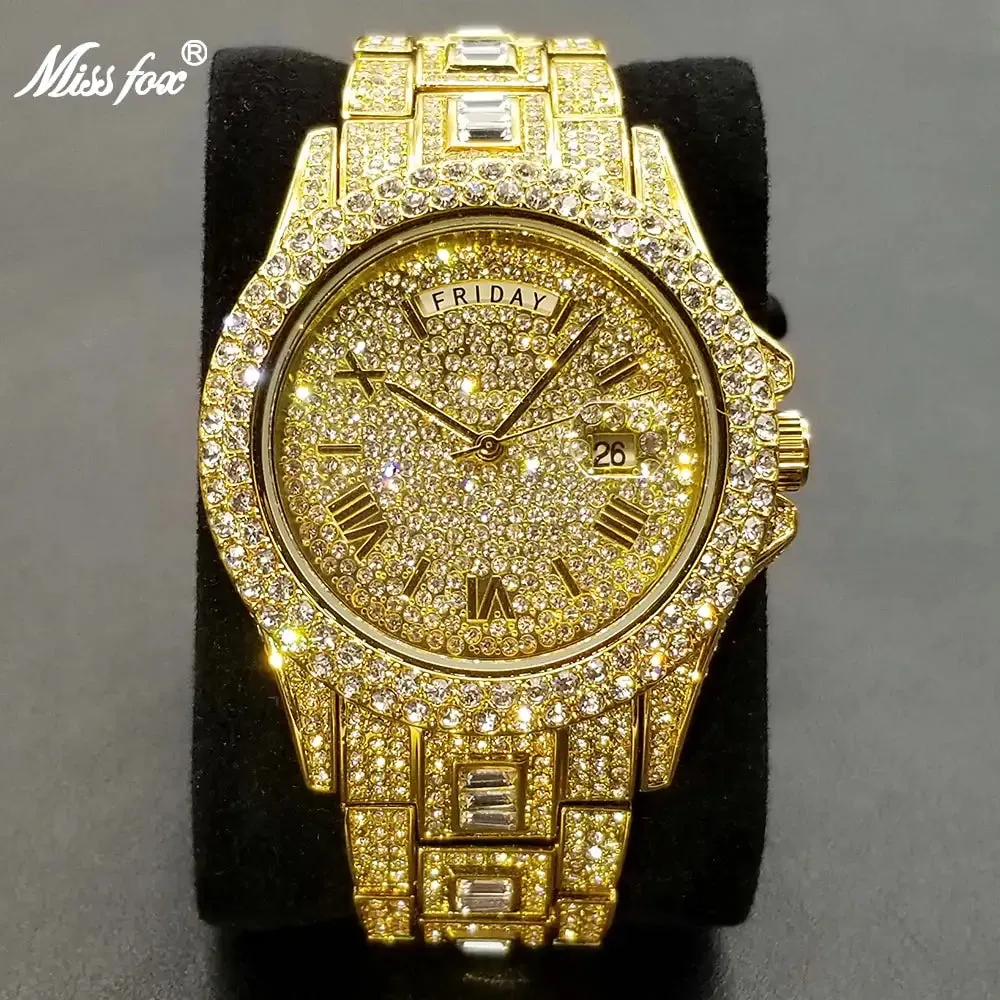 Men's Luxury Crystal Watch