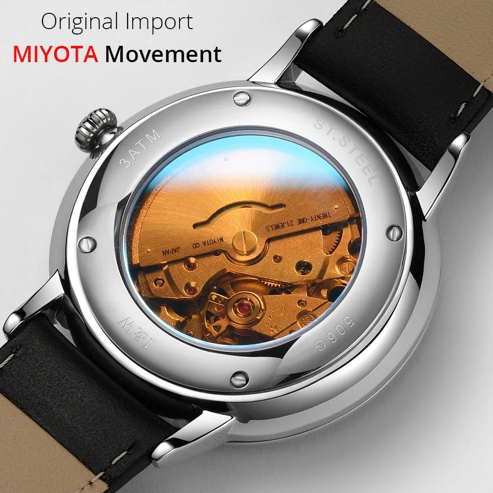 Men's Minimalist Design Mechanical Wach