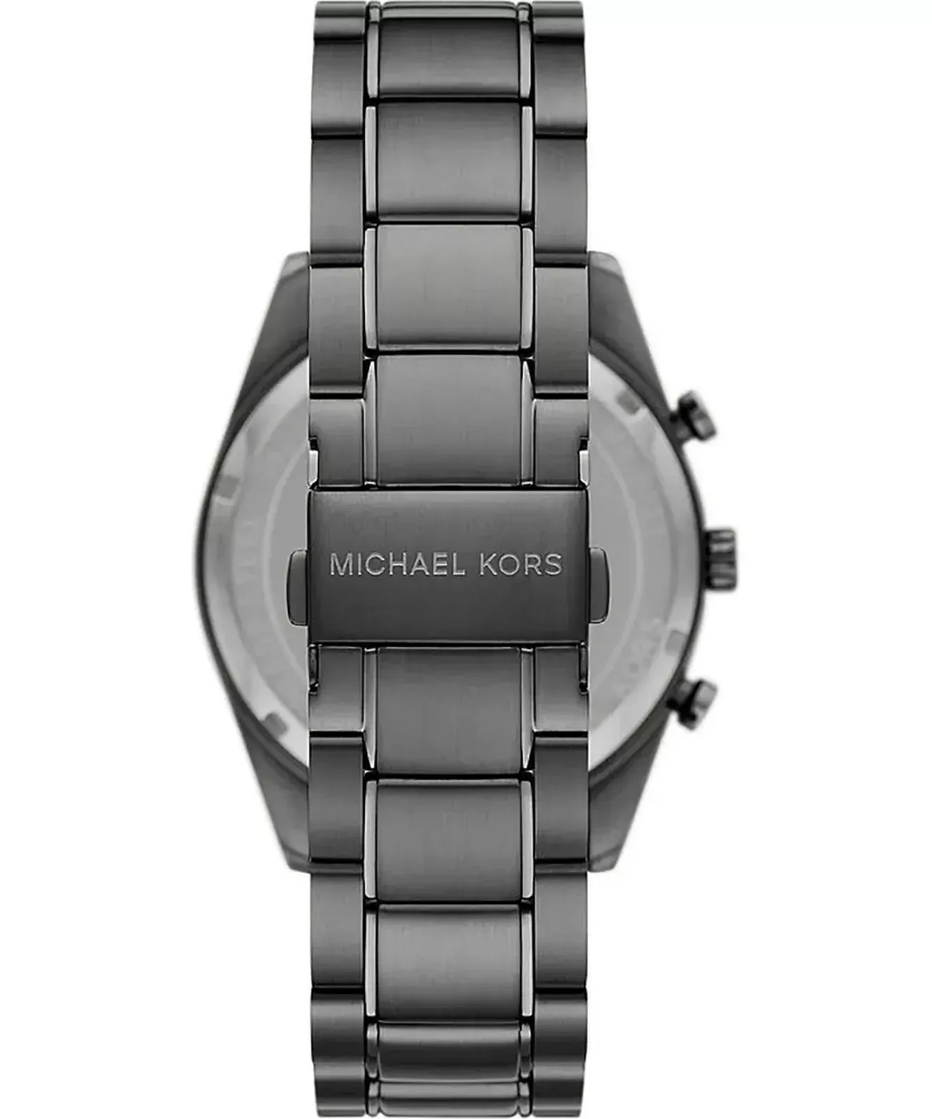 Michael Kors Gents Accelerator Blue Dial Gun MetalChrono Watch