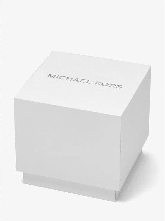 Michael Kors Oversized Maritime Gents Green Dial Silicone Strap Watch