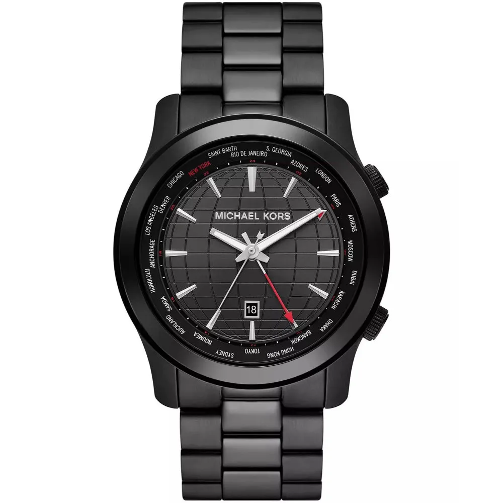 Michael Kors Oversized Runway Gents Black-Tone Watch