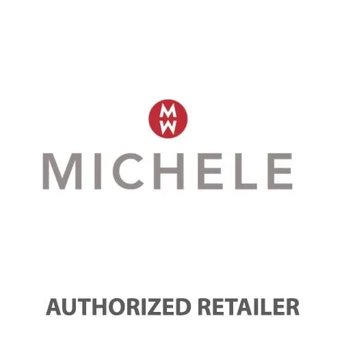 MICHELE Deco Two-Tone 18K Gold-Plated Chronograph Women's Watch MWW06A000808