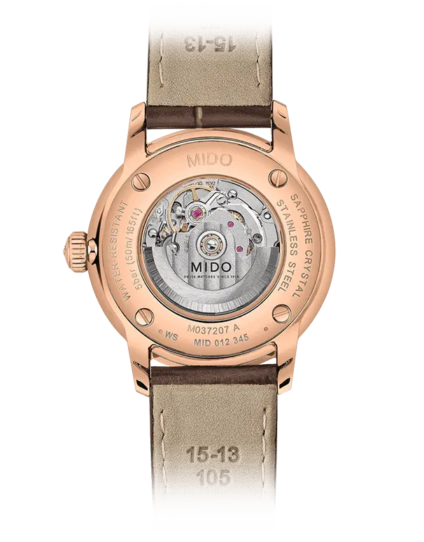 MIDO BARONCELLI SIGNATURE BLUE AUTOMATIC WOMEN'S WATCH