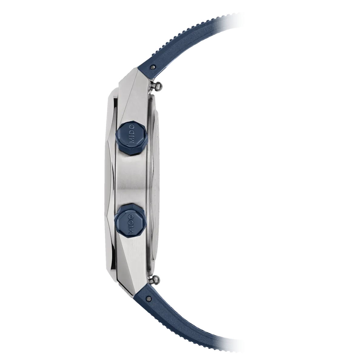MIDO MULTIFORT 8 Two Crowns Blue Dial on Rubber
