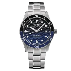 MIDO OCEAN STAR 39mm Blue gradient on Bracelet