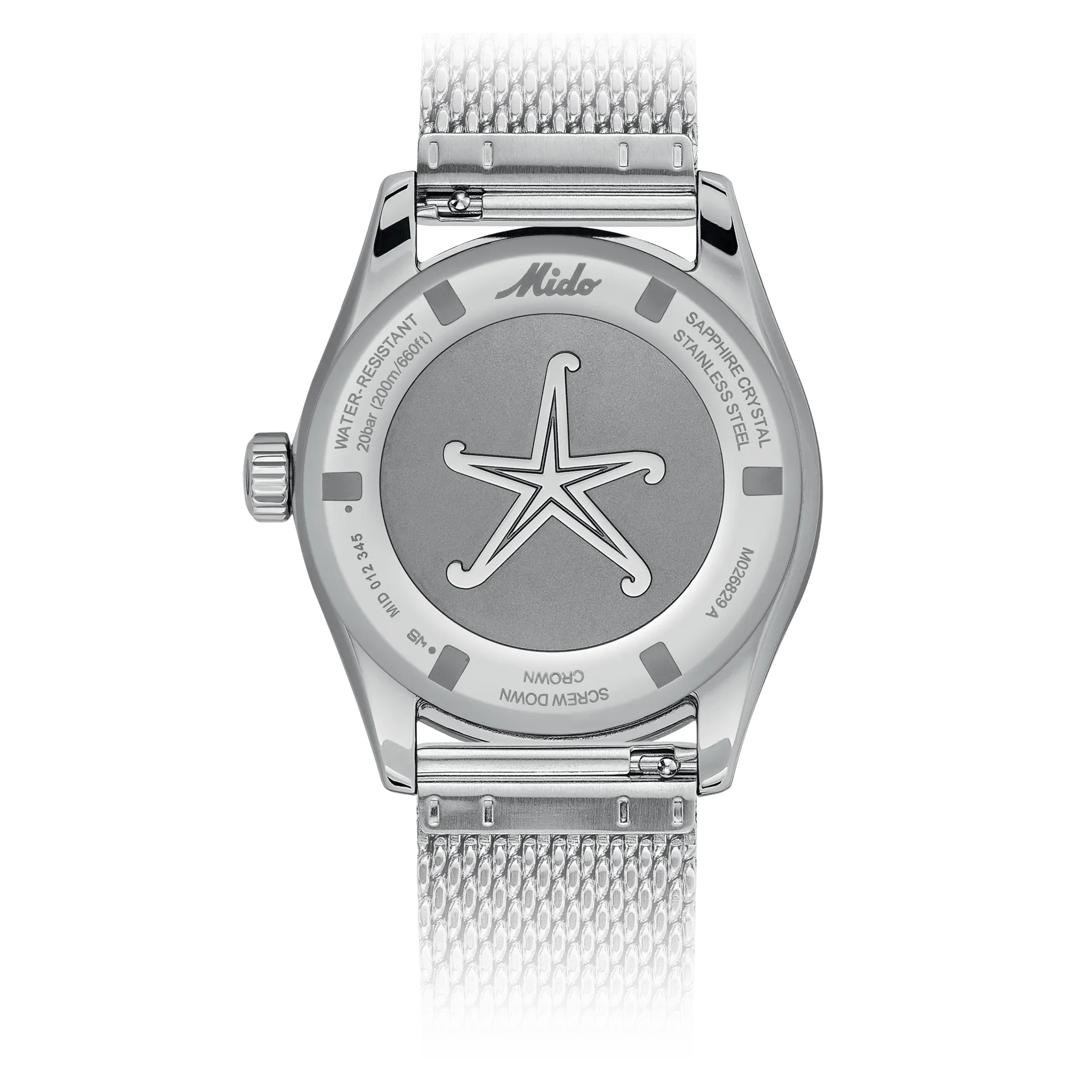 MIDO OCEAN STAR DECOMPRESSION WORLDTIMER BLUE -SPECIAL EDITION -1 EXTRA STRAP