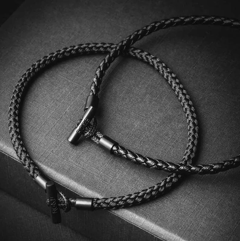 Minimal Bar Bracelet - Leather