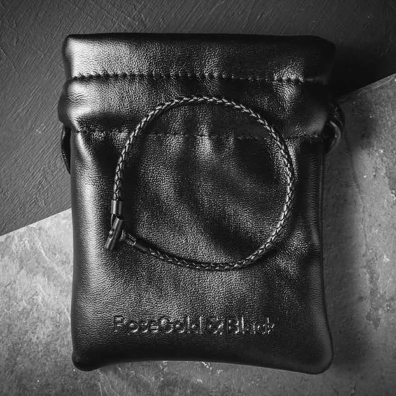 Minimal Bar Bracelet - Leather