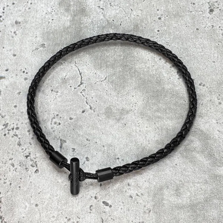 Minimal Bar Bracelet - Leather