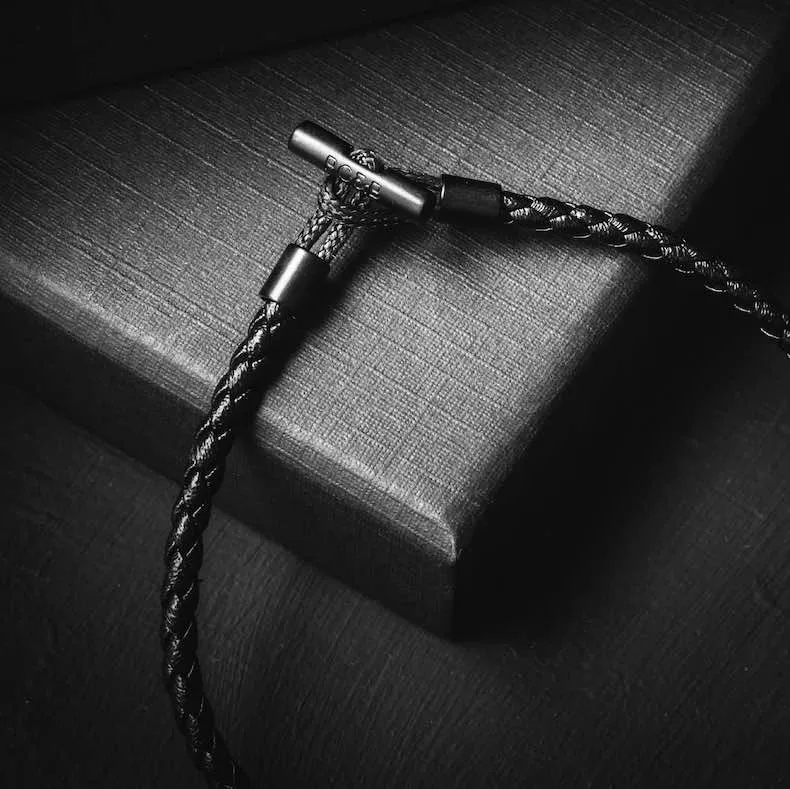 Minimal Bar Bracelet - Leather