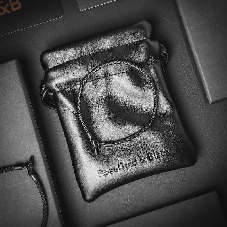 Minimal Bar Bracelet - Leather
