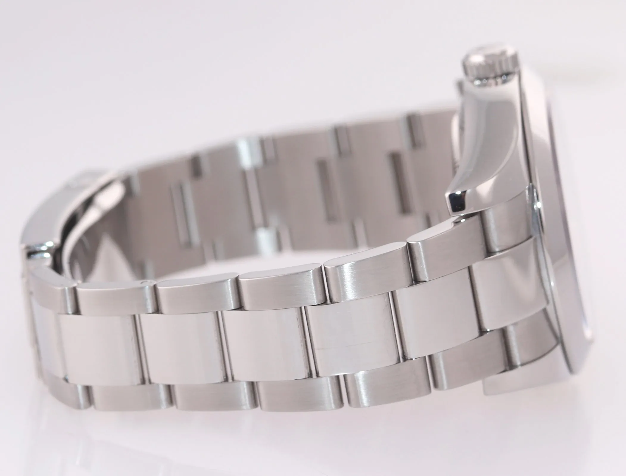 MINT Rolex Milgauss 116400 White Orange 40mm Steel Oyster Anti-Magnetic Watch
