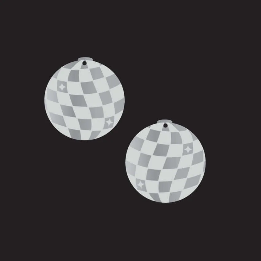Mirror Mirror Balls - 3 Pair Set Assorted Sizes