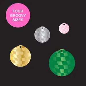 Mirror Mirror Balls - 3 Pair Set Assorted Sizes
