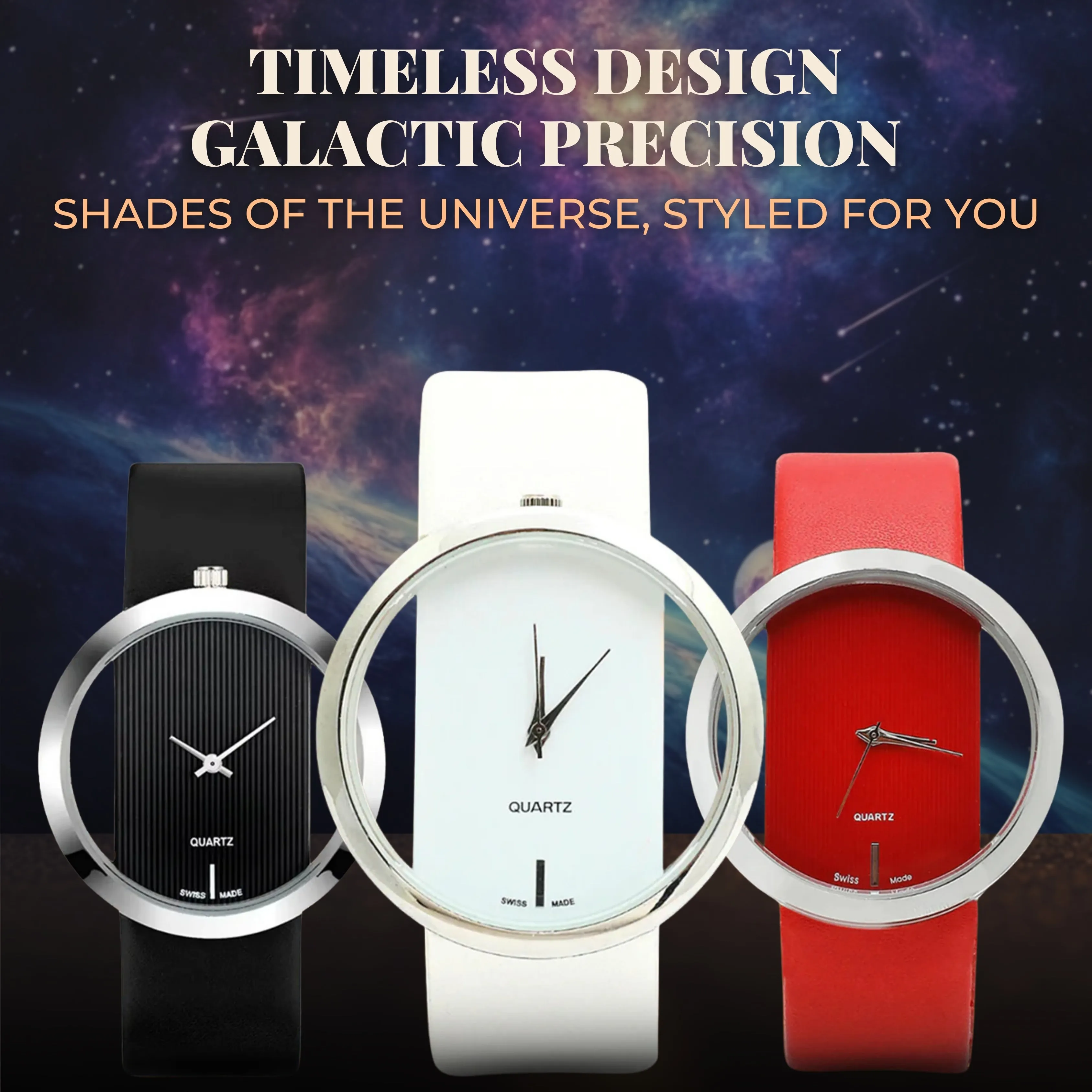 Modiva's Transparent Dial Wrist Watch