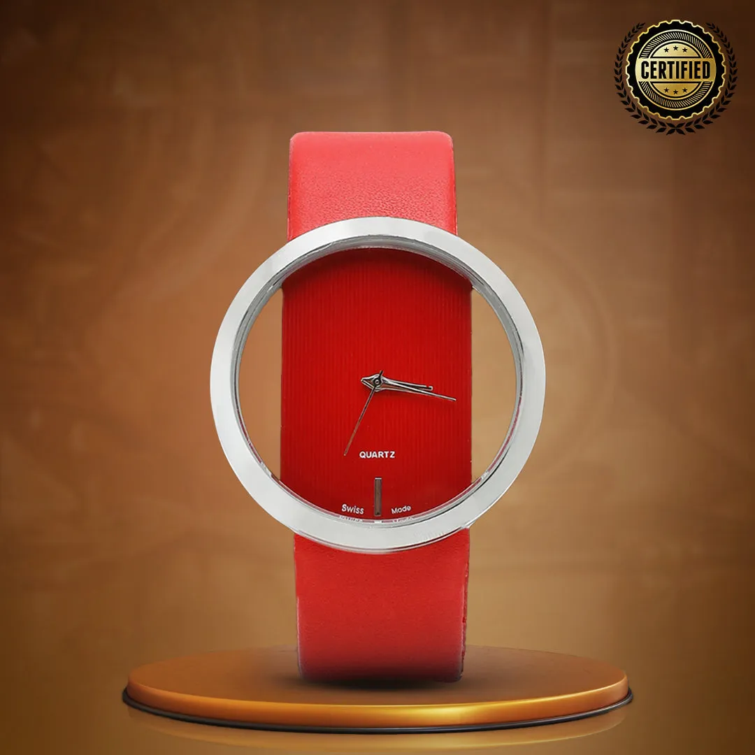 Modiva's Transparent Dial Wrist Watch