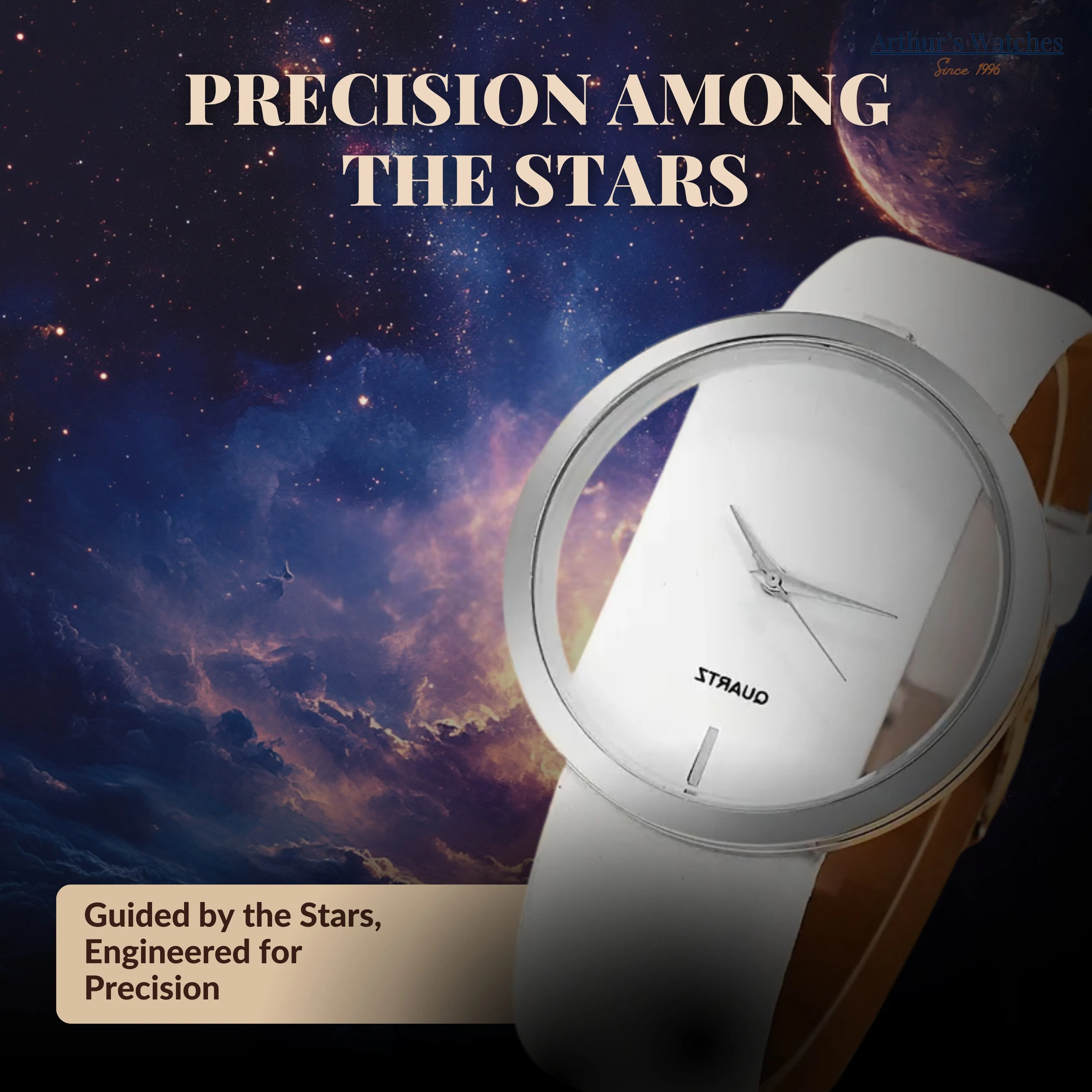 Modiva's Transparent Dial Wrist Watch