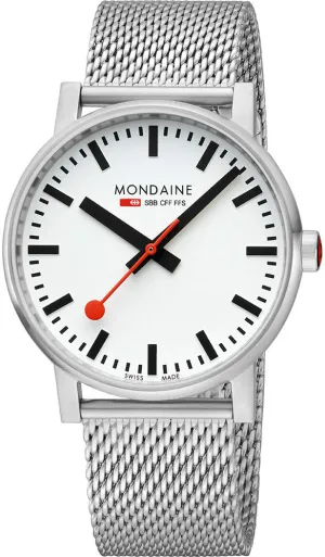 Mondaine Evo2 White Watch