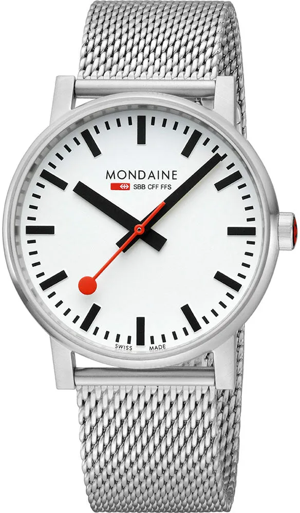 Mondaine Evo2 White Watch