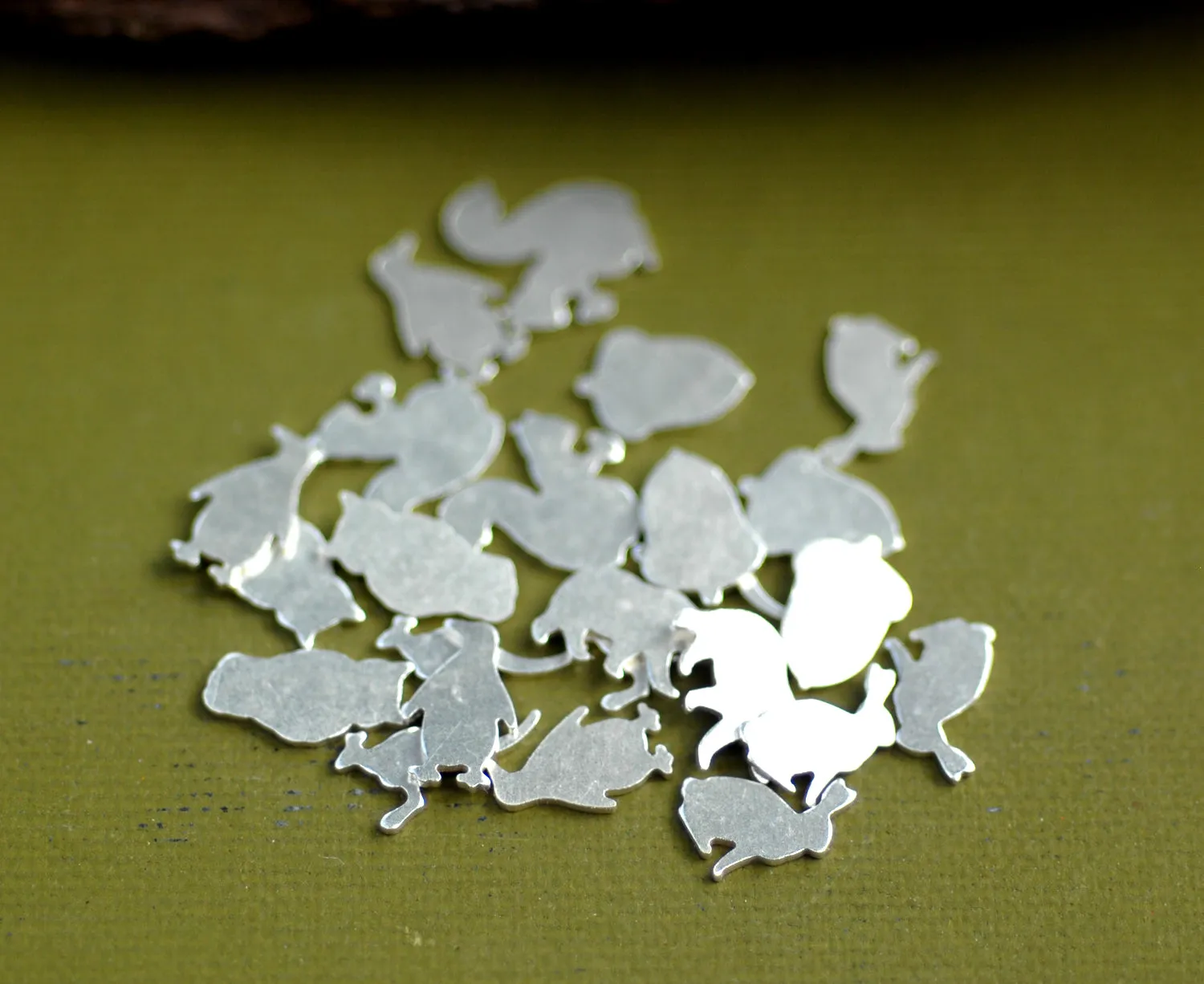 Most Tiny Metal Blank - Squirrel with Acorn Mini Blanks