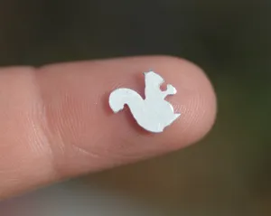 Most Tiny Metal Blank - Squirrel with Acorn Mini Blanks