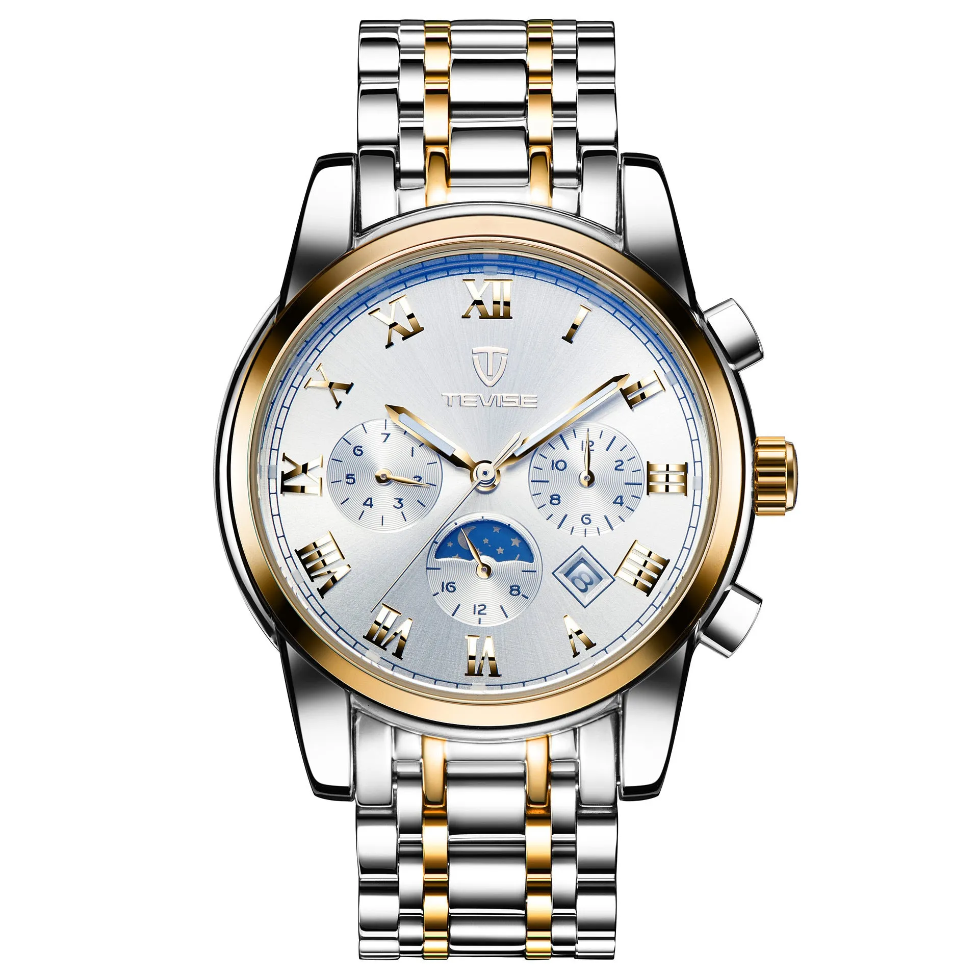Multifunctional automatic mechanical  men's watches, waterproof leisure