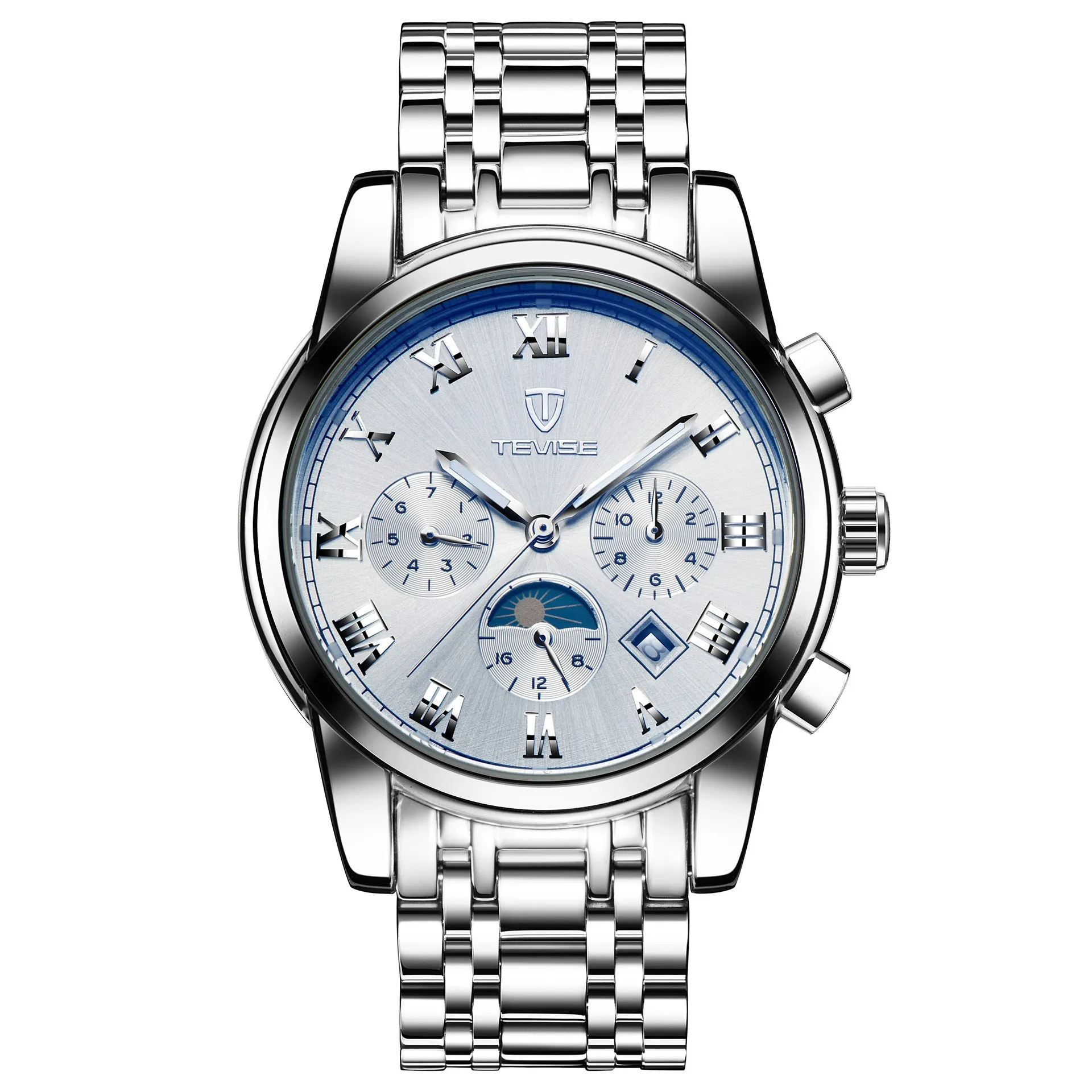 Multifunctional automatic mechanical  men's watches, waterproof leisure