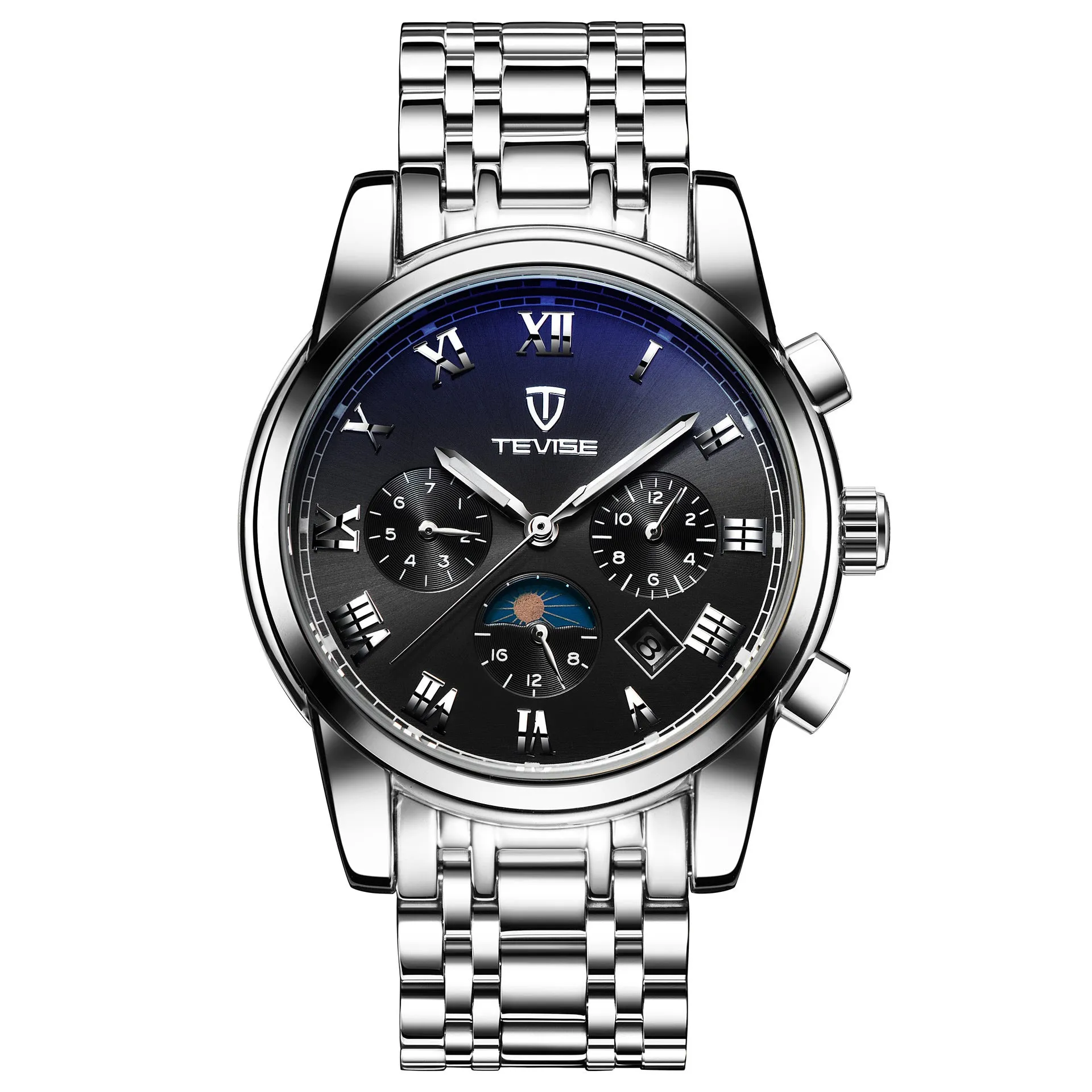 Multifunctional automatic mechanical  men's watches, waterproof leisure