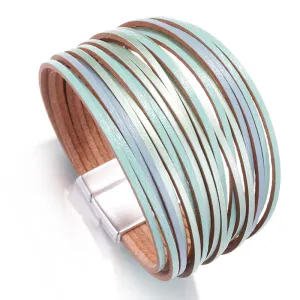 Multilayer Boho Threaded Bracelet for Women