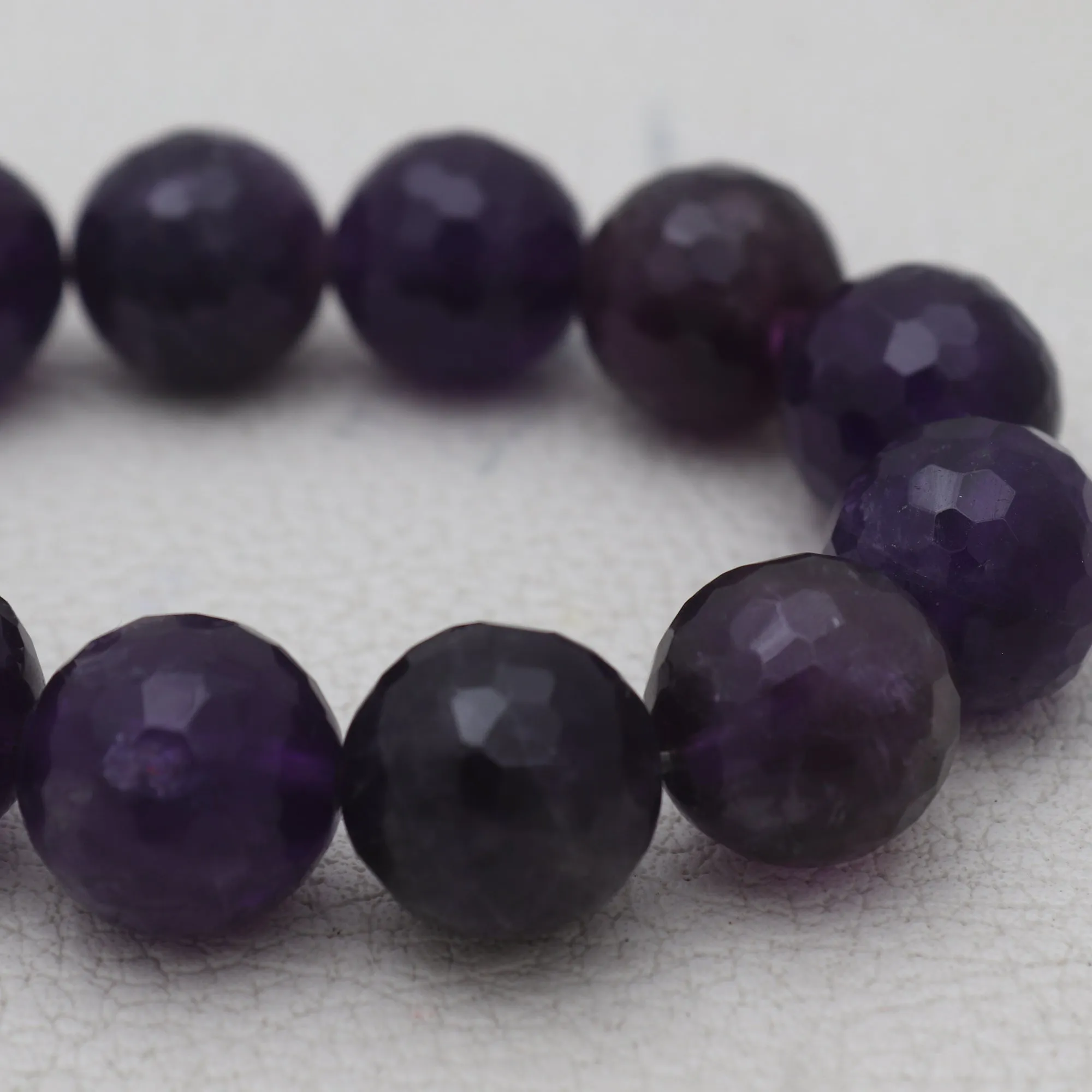 Natural Amethyst Beads Bracelet