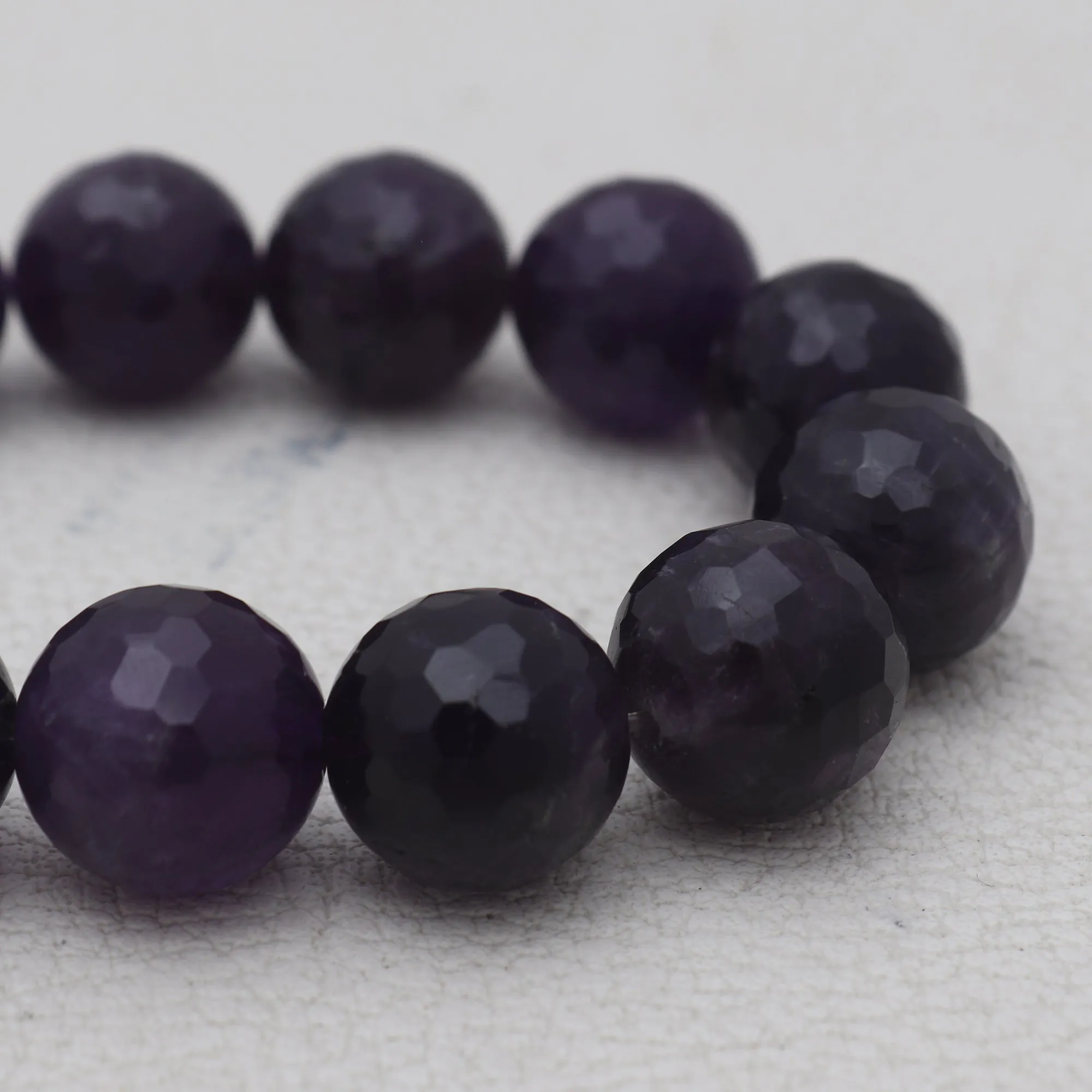 Natural Amethyst Beads Bracelet