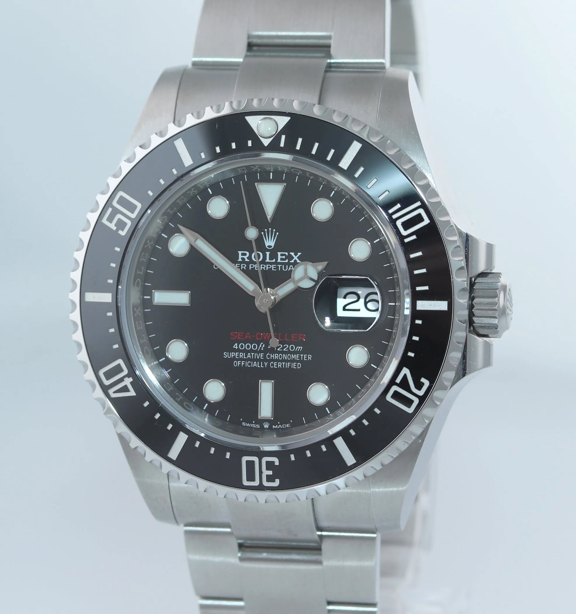 NEW 2019 PAPERS Mark II Rolex Red Sea-Dweller 43mm 126600 Steel Watch Box