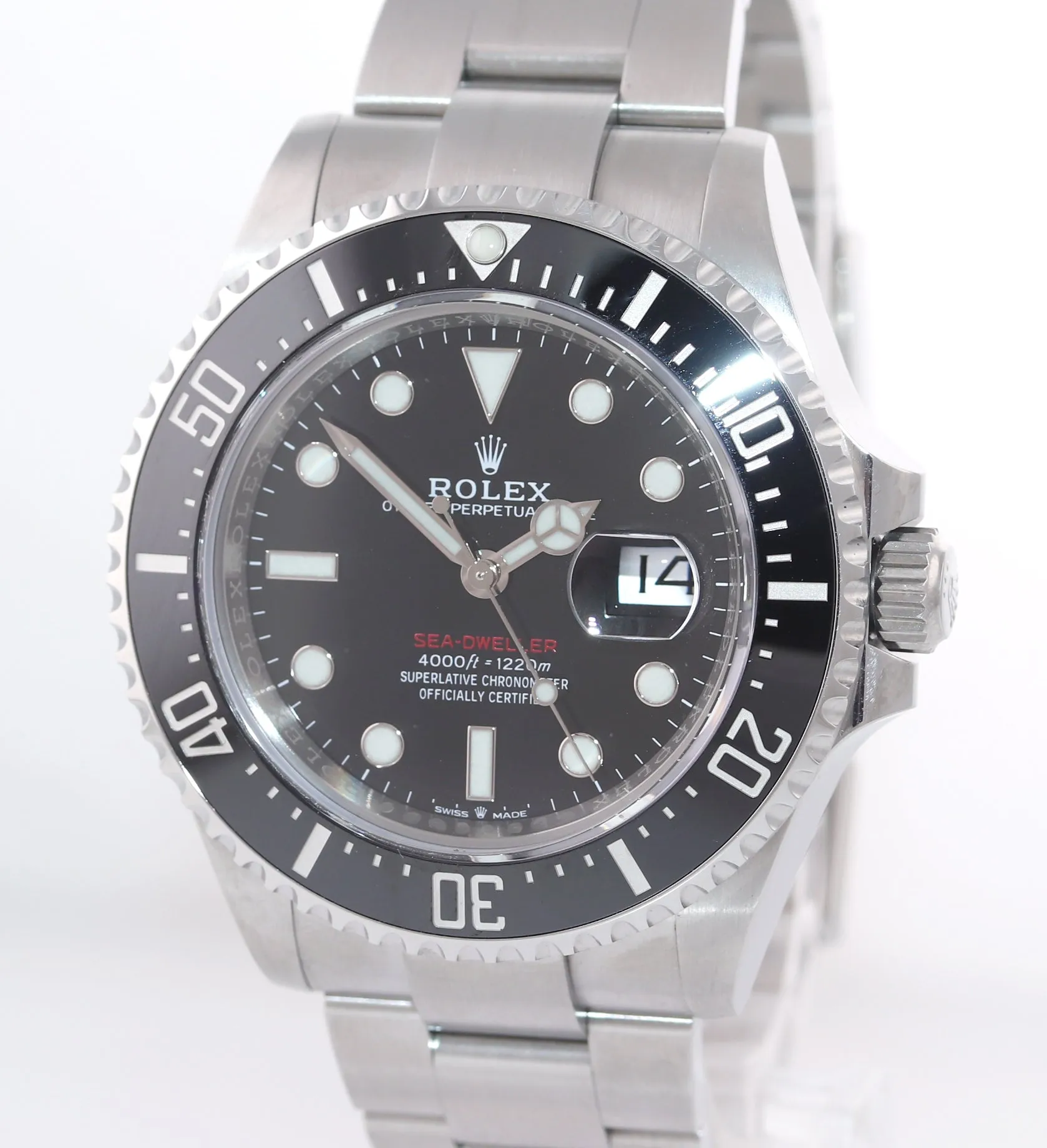 NEW 2020 PAPERS Mark II Rolex Red Sea-Dweller 43mm 126600 Steel Watch Box