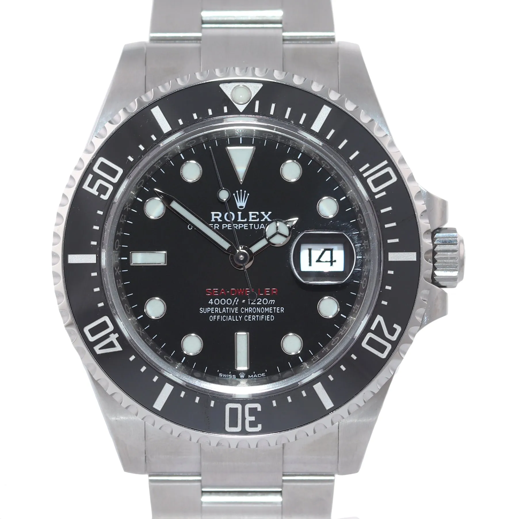 NEW 2020 PAPERS Mark II Rolex Red Sea-Dweller 43mm 126600 Steel Watch Box