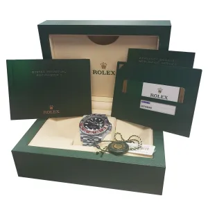 NEW AUGUST 2019 Rolex GMT Master II PEPSI Red Blue Ceramic 126710 BLRO Watch B P