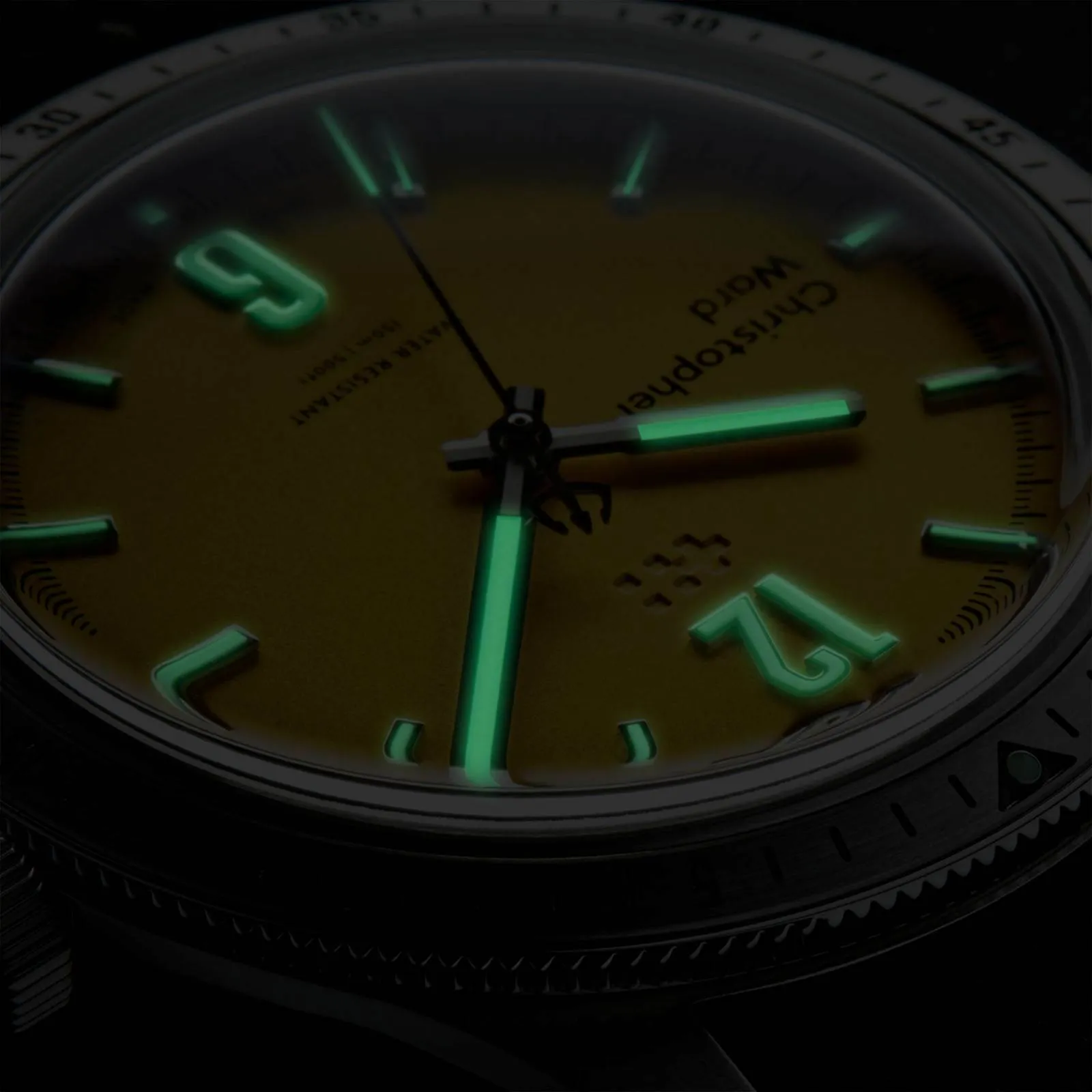 NEW Christopher Ward Watch C65 Trident 316L Limited Edition Yellow Warranty