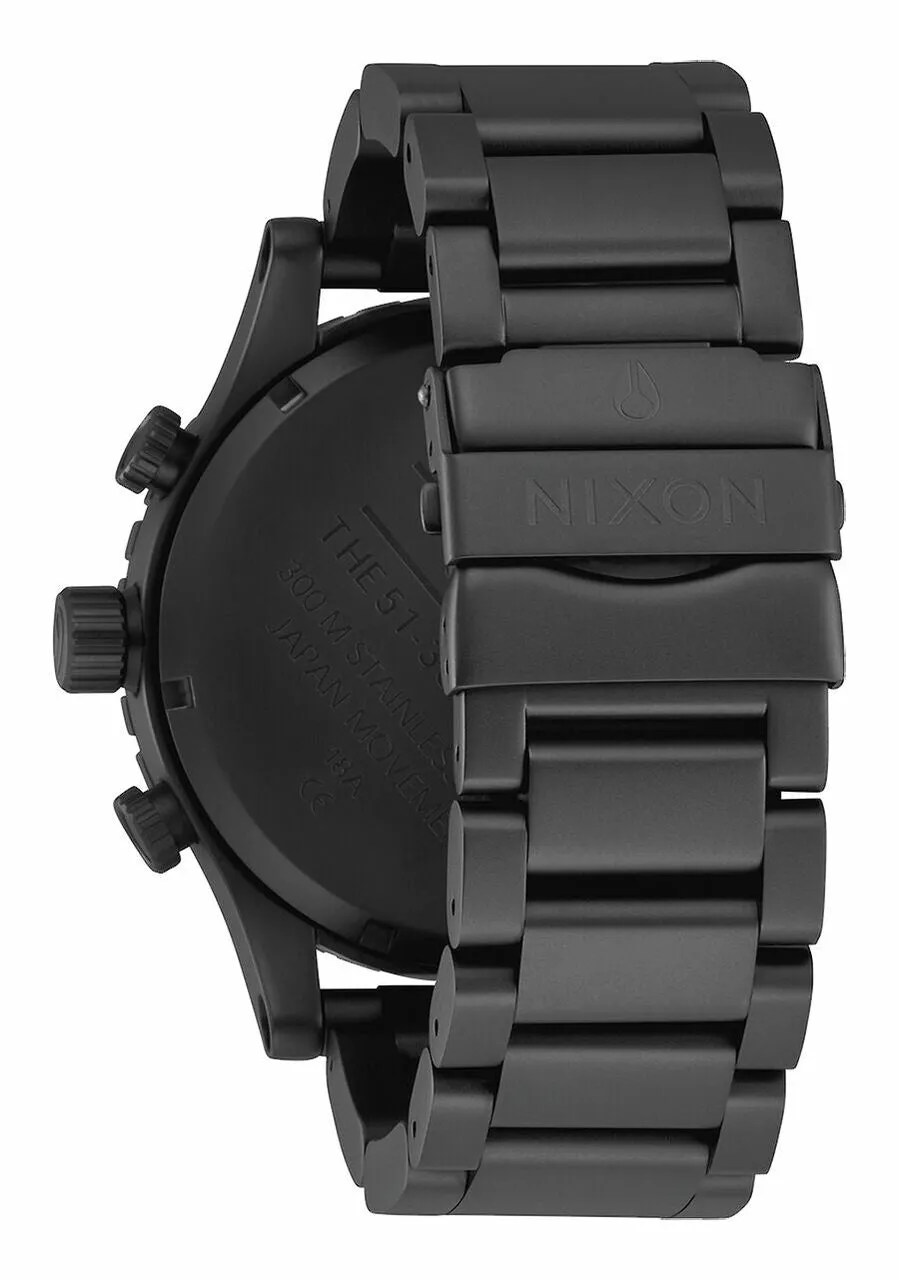 Nixon 51-30 Chrono All Black Men's Watch A083-3086-00