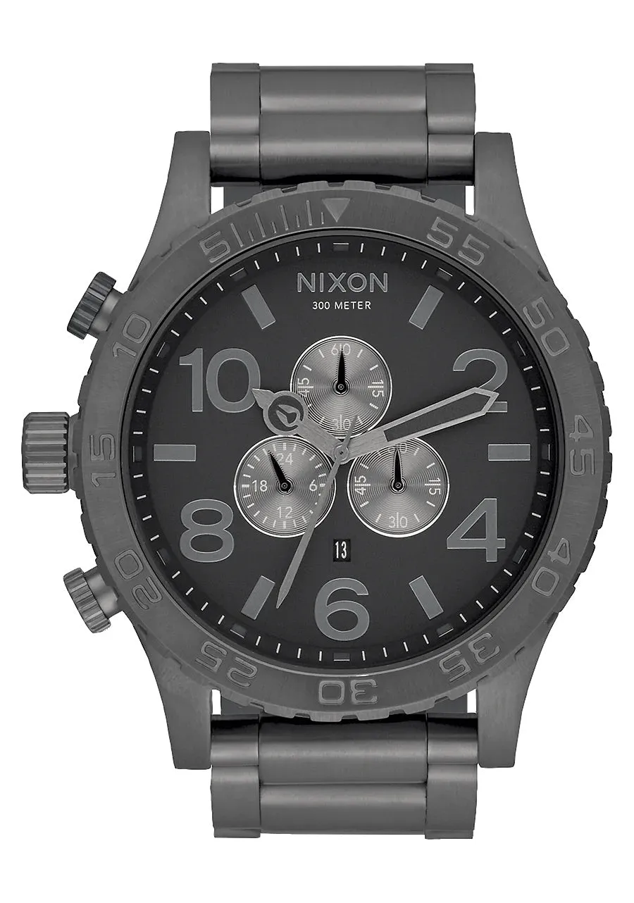 Nixon 51-30 Chrono Watch - All Gunmetal