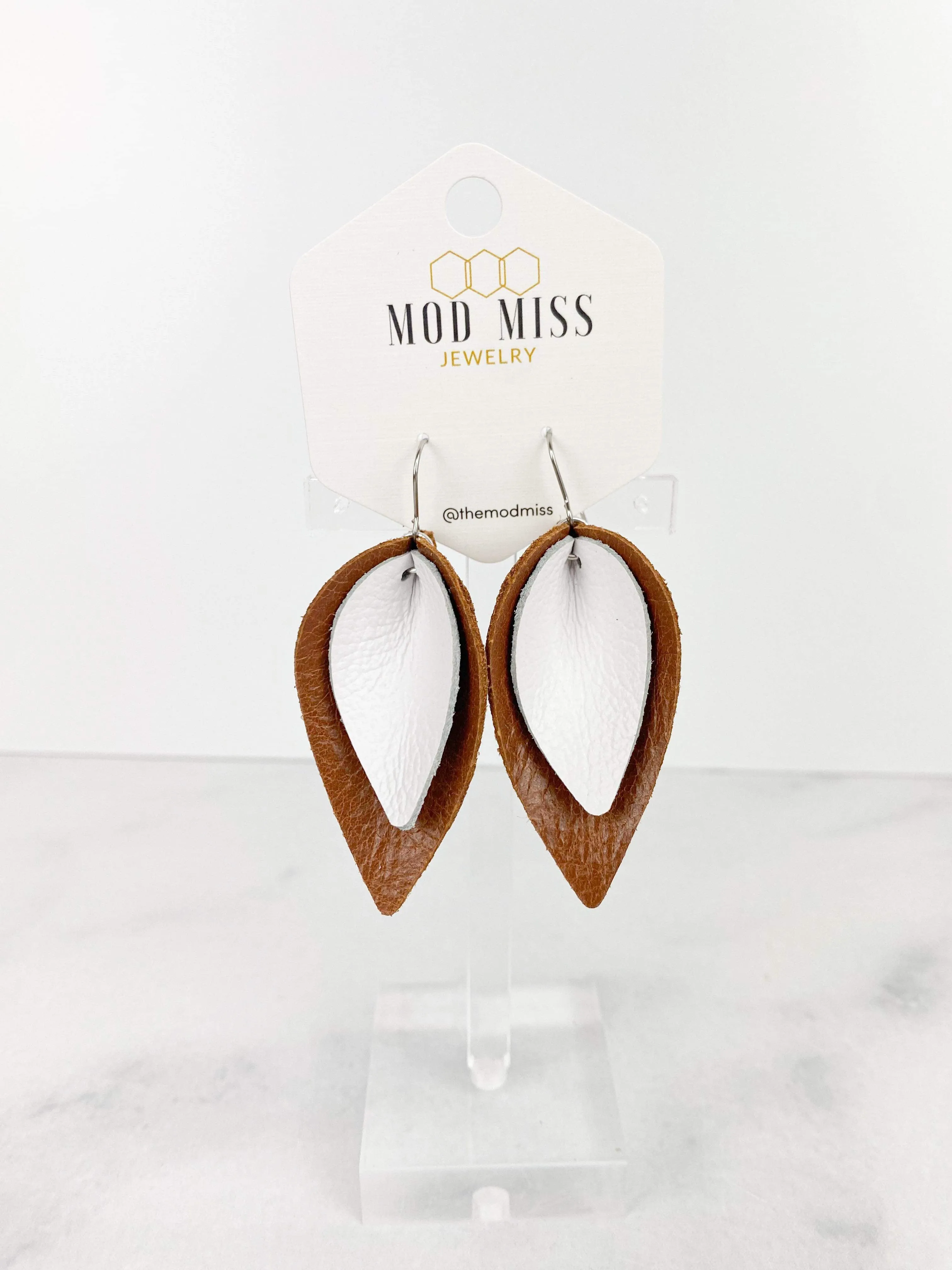 NOVEMBER 2023 Stacked Petal Earrings {Pre-Order:  Ships First Week of NOVEMBER/Please Order Separately/Orders Are NOT Split Up!}