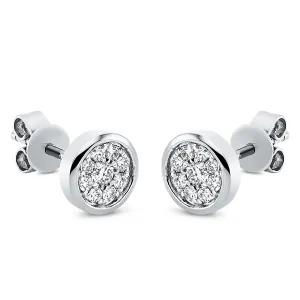 Ohrstecker 18 kt WG