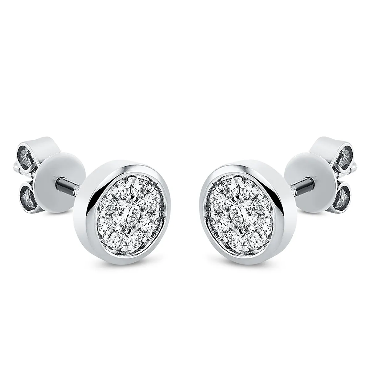 Ohrstecker 18 kt WG
