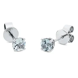 Ohrstecker 4er-Krappe 18 kt WG