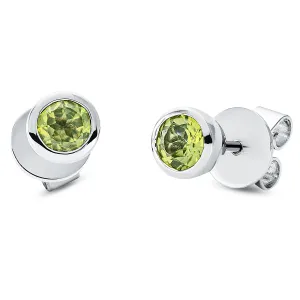 Ohrstecker Zarge 18 kt WG