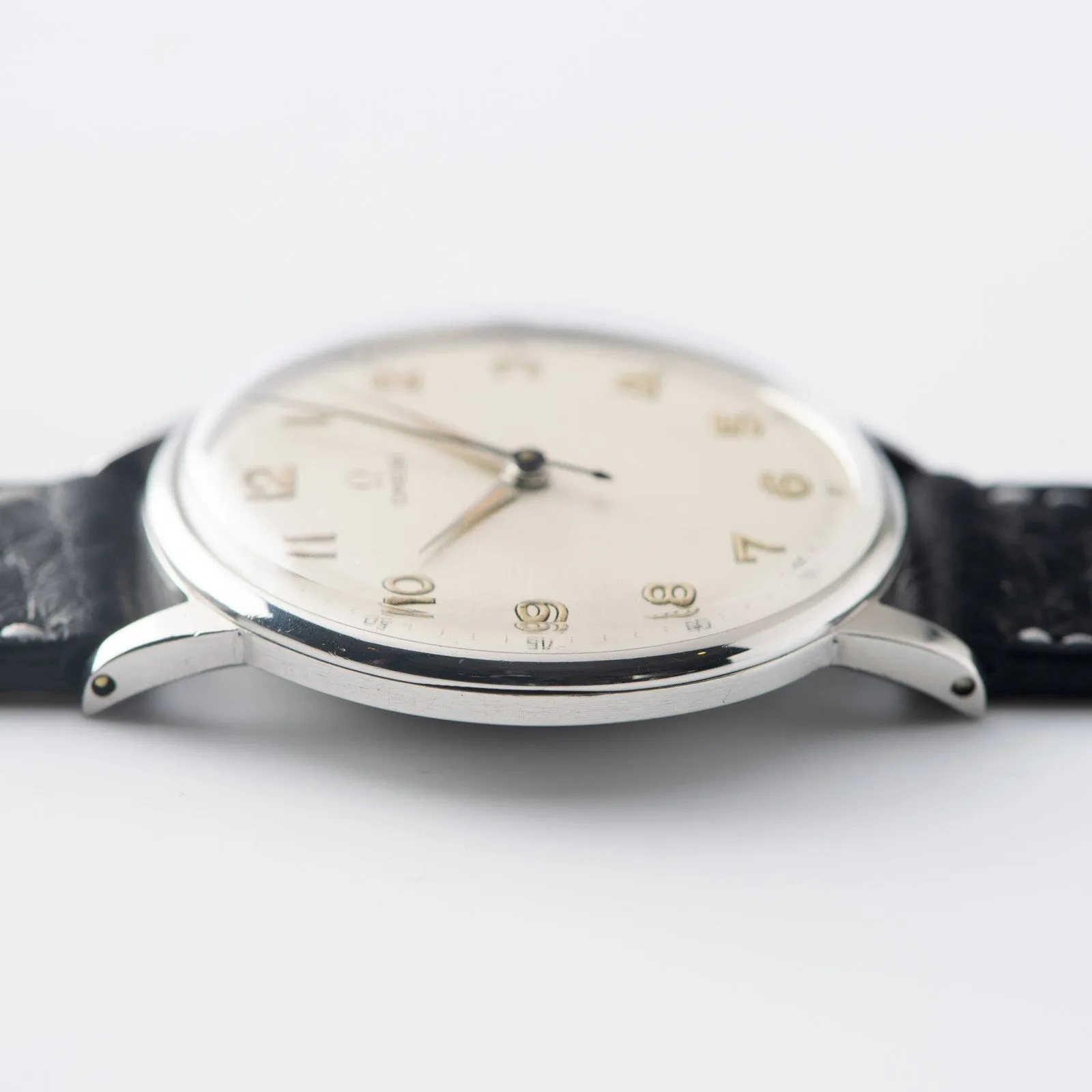 Omega Oversize Steel Dress Watch with Arabic Numerals 2325