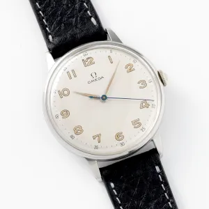 Omega Oversize Steel Dress Watch with Arabic Numerals 2325